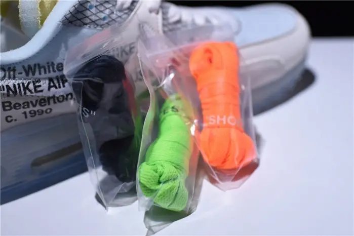 OW x Nike Air Max 90 AM90 THE TEN 10 Sail Muslin Virgil Abloh 