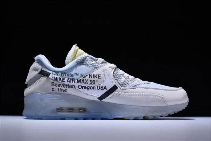 OW x Nike Air Max 90 AM90 THE TEN 10 Sail Muslin Virgil Abloh 