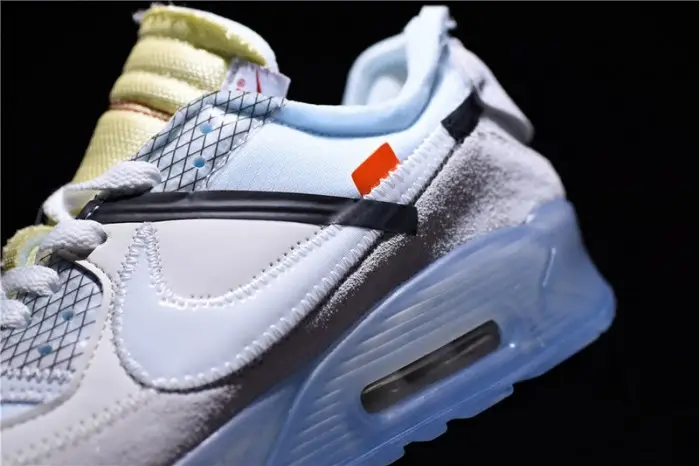 OW x Nike Air Max 90 AM90 THE TEN 10 Sail Muslin Virgil Abloh 