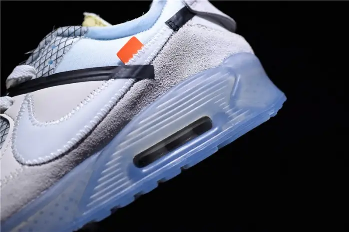 OW x Nike Air Max 90 AM90 THE TEN 10 Sail Muslin Virgil Abloh 