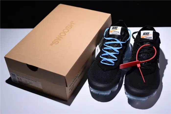 OW x Nike Air VaporMax FK Black 